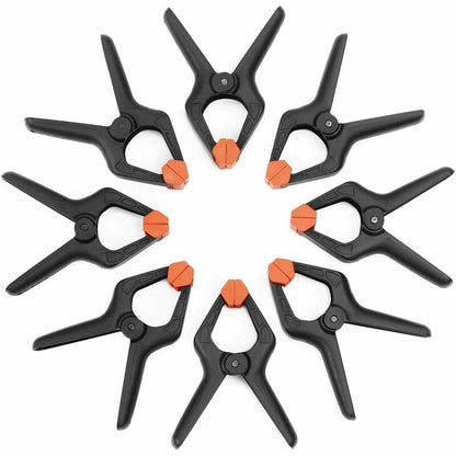 Plastic Spring Clamps, 8 Pieces, Opening Up To 25.4Mm, Clamp For Decoration, Woodworking And Photography Studio
