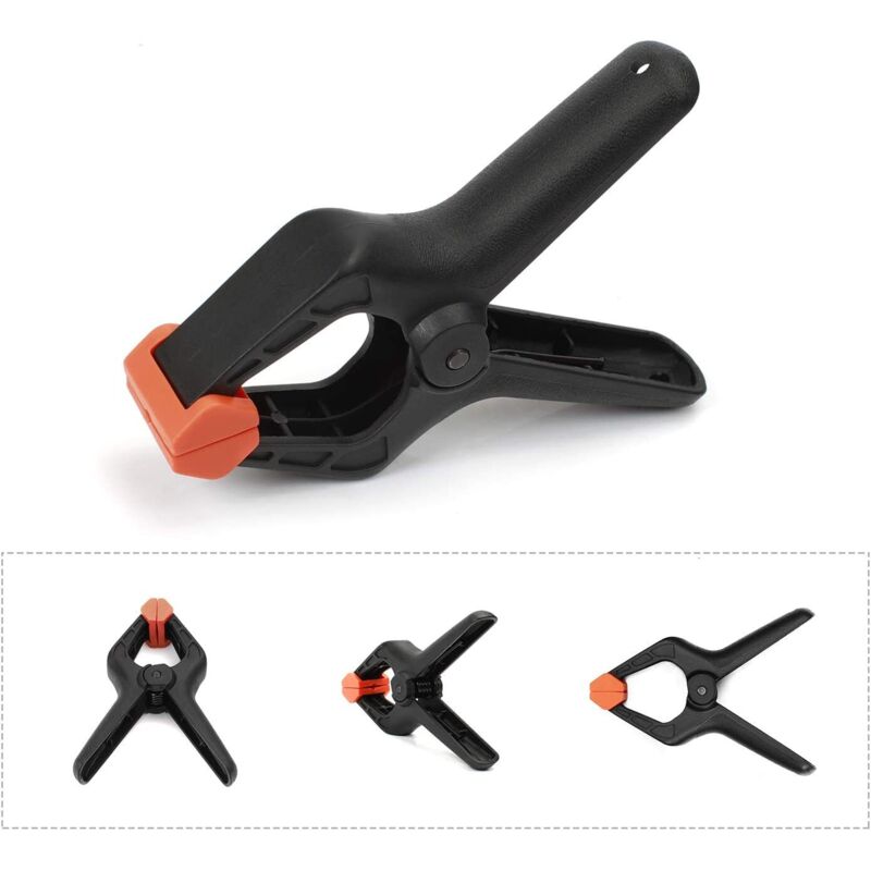 Plastic Spring Clamps, 8 Pieces, Opening Up To 25.4Mm, Clamp For Decoration, Woodworking And Photography Studio - Image 4