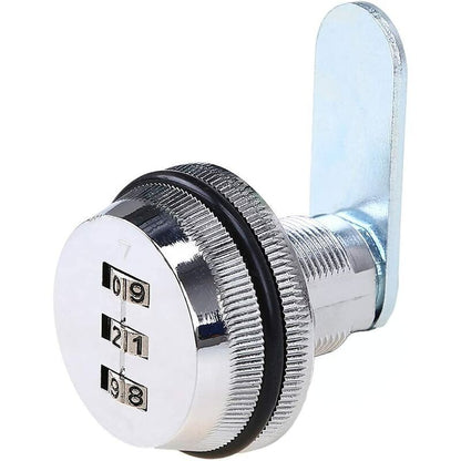 Code Lock Digital Drawer Cabinet Coded Lock Mechanical 3 Digit Combination Code Zinc Alloy For Cabinet Cupboard Drawer - Image 3