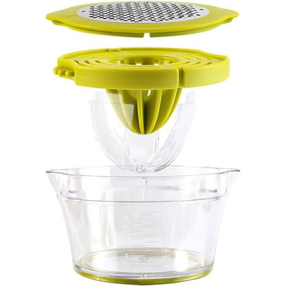 Multifunction Manual Juicer, 4 In 1 Citrus Juicer For Oranges, Lemons, Citrus Fruits, With 2 Reamers, Engraved - Image 4