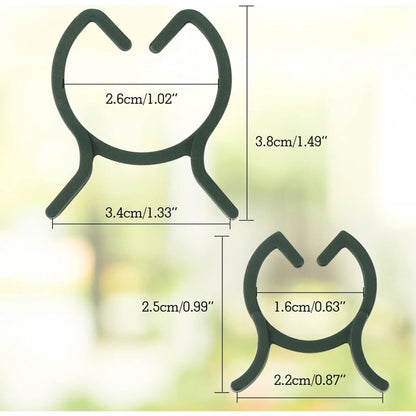200 pcs Plant Support Clips,Plastic Plant Clips,Climbing Plant Fixing Clips,Garden Clips,For - Image 2