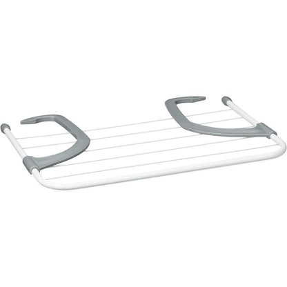 Clothes Dryer - Hanging Clothes Airer For Radiator And Balcony, Small Size, Large 3M Drying Capacity, White, 50Cm Length - Image 4