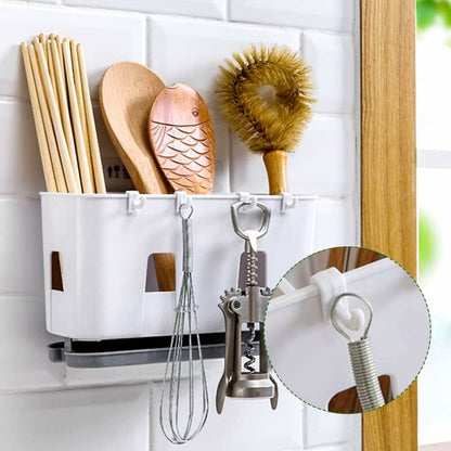 Kitchen Utensil Drainer, Knife And Fork Spoon Drainer, Sink Drying Basket - Image 2