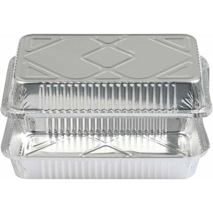 25 pcs Aluminum Foil Trays Barbecue Accessory For Cooking, ROasting, Baking, Freezing And Storing Large Aluminum Foil - Image 4