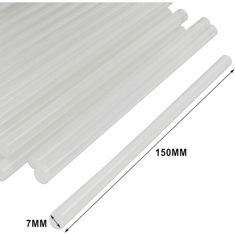 Hot Glue Sticks 7X150Mm Clear Adhesive For 7Mm Hot Glue Gun - Pack Of 36 - Image 2