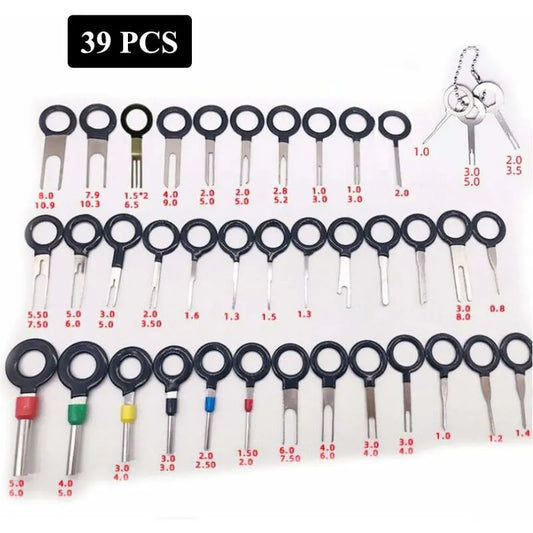 39 pcs Terminal Removal Tool Kit Terminal Removal Tool Connector Pin Extractor Car Electrical Wiring Crimp Connector - Image 2