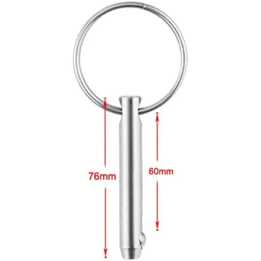 4 pcs Quick Release Ball Pins, 316 Stainless Steel 6.3Mm Diameter Quick Release Pins With Spring Loaded Ball End - Image 2