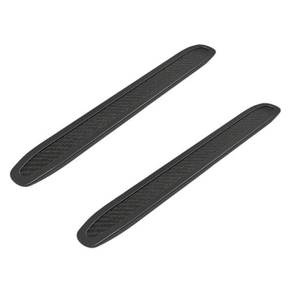 Car Bumper Protector 2 Pieces Universal Flexible Car Bumper Protector Strip Bumper Guard Protector Carbon Fiber Front