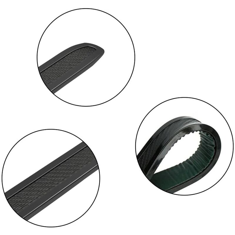 Car Bumper Protector 2 Pieces Universal Flexible Car Bumper Protector Strip Bumper Guard Protector Carbon Fiber Front - Image 2