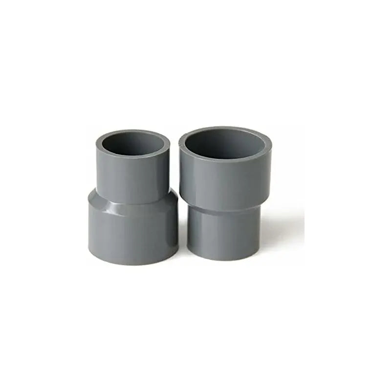 Pvc Straight Reducer Adapter For Garden Greenhouse Farm Water Supply Pipes (Id 40Mm To 20Mm, Grey)