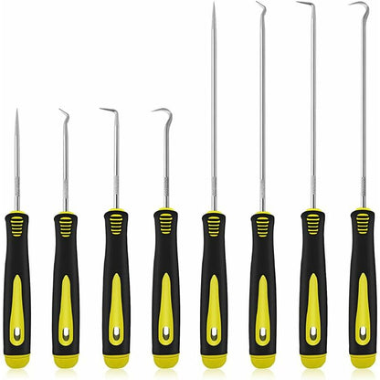 8 pcs Long Short Hook Set Car Hose Removal Tool Oil Seal Puller O-Ring Hook Vacuum Pipe Trim Car Tool