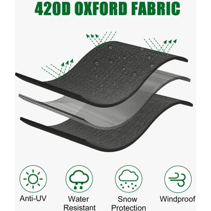 1000L Ibc Tank Cover, 420D Water Tank Cover, Anti-Uv Tank Protection Cover, Ibc Tank Protective Cover With Zipper, 120 - Image 3