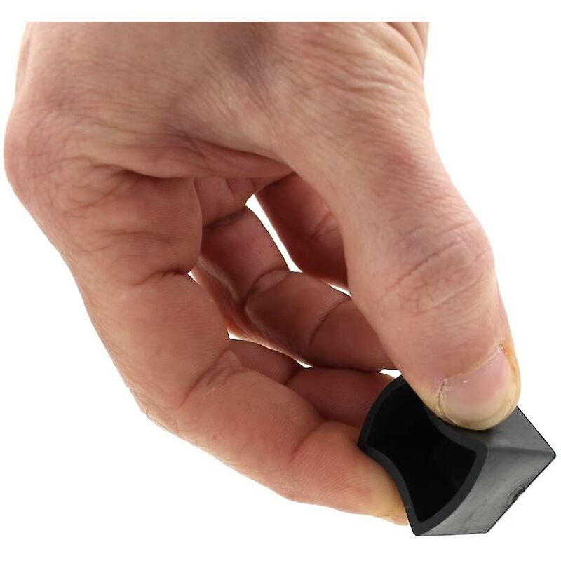 Square Rubber End Caps - 25Mm - For Chairs, Tables, Furniture Legs - Image 2