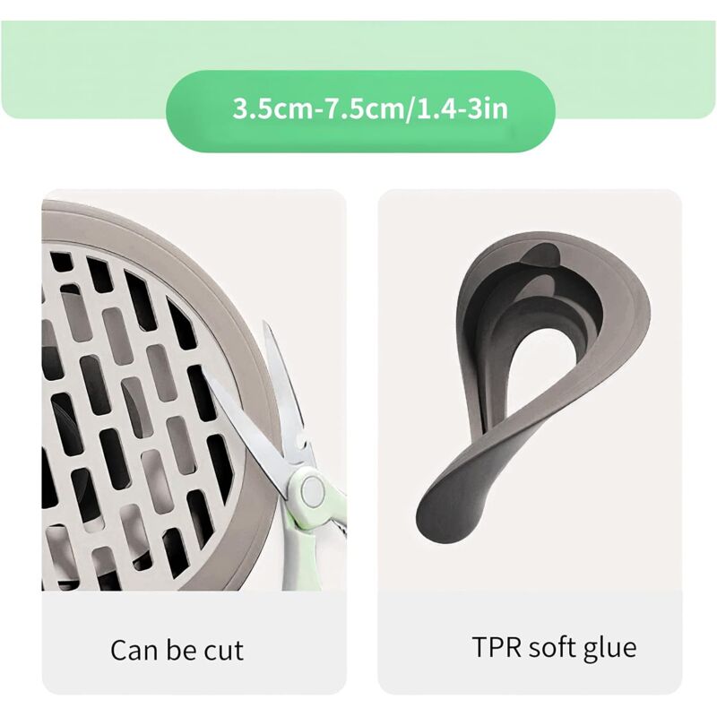 Shower Sink Drain Check Valve Channel Core Anti-Odor Kitchen Bathroom Backflow Preventer Bathroom Pipe Check Valve - Image 4