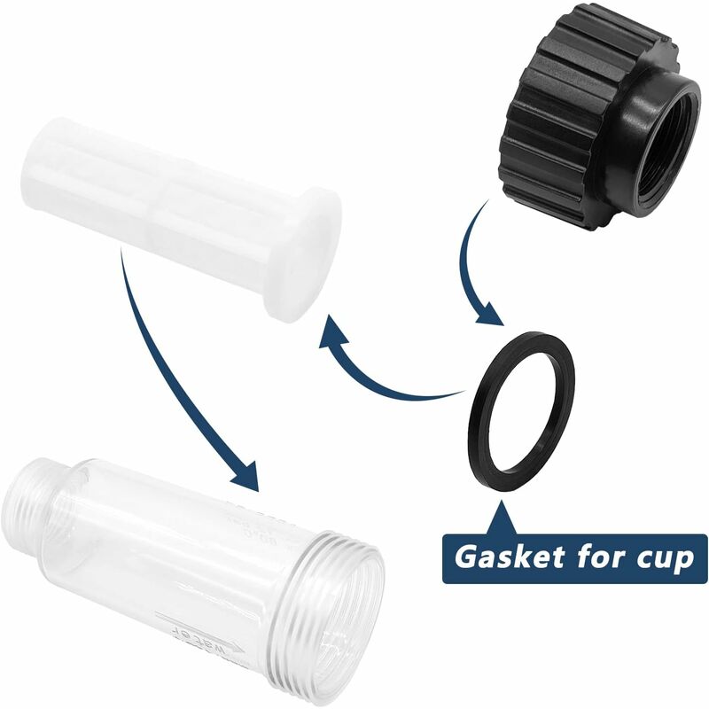 Kärcher Water Filter With Filter Insert For Pressure Washers 4.730-059.0 - 3/4" Connection For K2 To K7-2 Pack - Image 4
