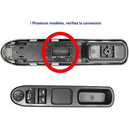 Window Regulator Front Left Mirror Compatible Peugeot 207 Citroen C3 6554.Qc Control Button - Image 2