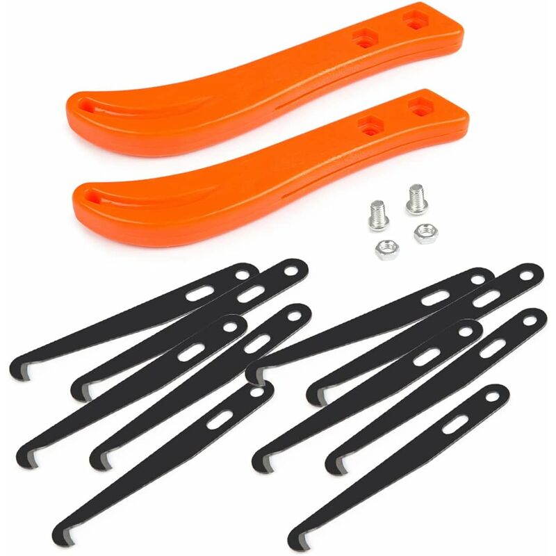 2 pcs Caulking Joint Cleaner Knife + 10 Replaceable Blades - Wall Tile Joint Renovation - Image 3