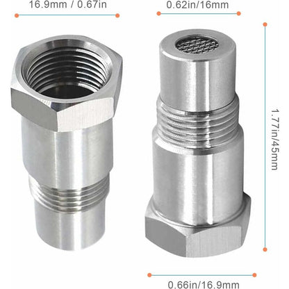 2 pcs Oxygen Sensor Extender Spacer Extension For Car Engine Exhaust Systems M18 X1.5, 45Mm Lambda Sensor - Image 2