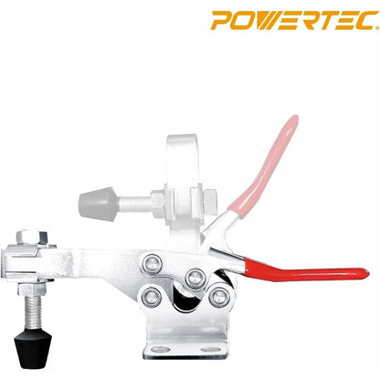 20326 225D Quick Release Horizontal Toggle Clamp - 500 Lb Holding Capacity With Rubber Pressure Tip, 4Pk - Image 3