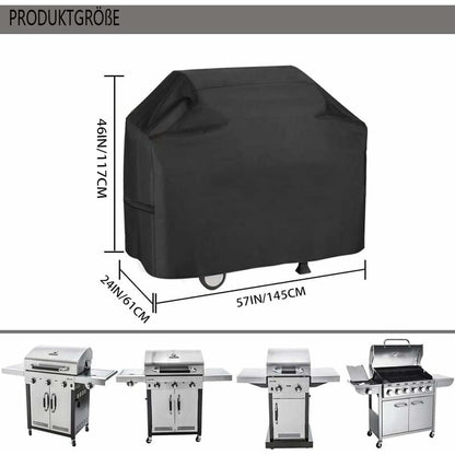 Weatherproof Bbq Cover - Oxford Fabric Waterproof Dustproof Uv Resistant Bbq Cover With Snap Fastener And Storage Bag - Image 2
