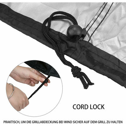 Weatherproof Bbq Cover - Oxford Fabric Waterproof Dustproof Uv Resistant Bbq Cover With Snap Fastener And Storage Bag - Image 3