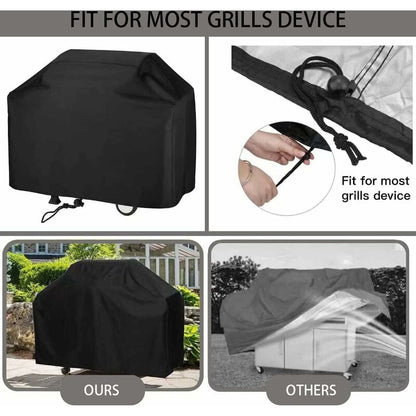 Weatherproof Bbq Cover - Oxford Fabric Waterproof Dustproof Uv Resistant Bbq Cover With Snap Fastener And Storage Bag - Image 4