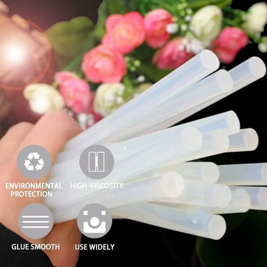 10 Clear Hot Glue Sticks 7 X 100Mm - Extra Strong Glue For Hot Glue Gun, Solvent Free, Fast Drying - Image 2