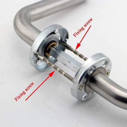 4 Universal M4 Bolts And Sleeves For Door Handle ROsettes, Nickel - Image 4