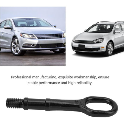 Tow Hook Screw, Metal Car Tow Hook Heavy Duty Towing Hook Bumper Trailer Ring 1T0 805 615 A ​​Replacement For Cc For - Image 4