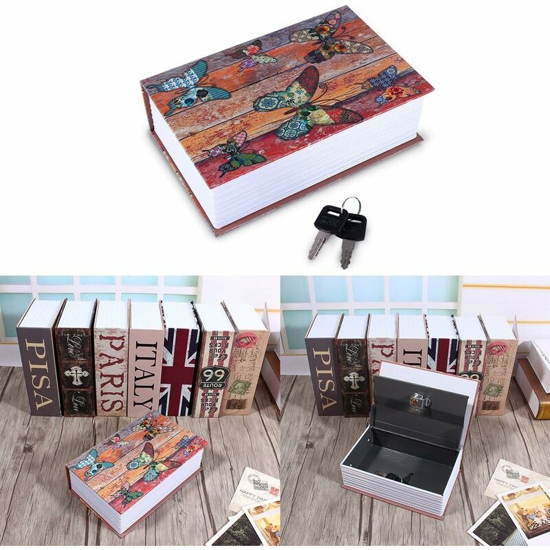 Creative Dictionary Book Safe Box, Book Shaped Hidden Secret Storage Safe, Secret Stash Box For Money, Jewelry, - Image 2