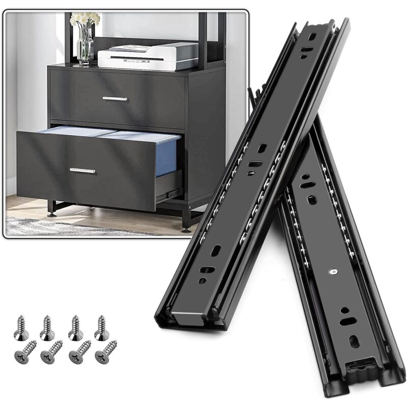 Drawer Slide With DAmper Drawer Slide 45Kg Load Capacity With Ball Bearing 1 Pair - Image 4