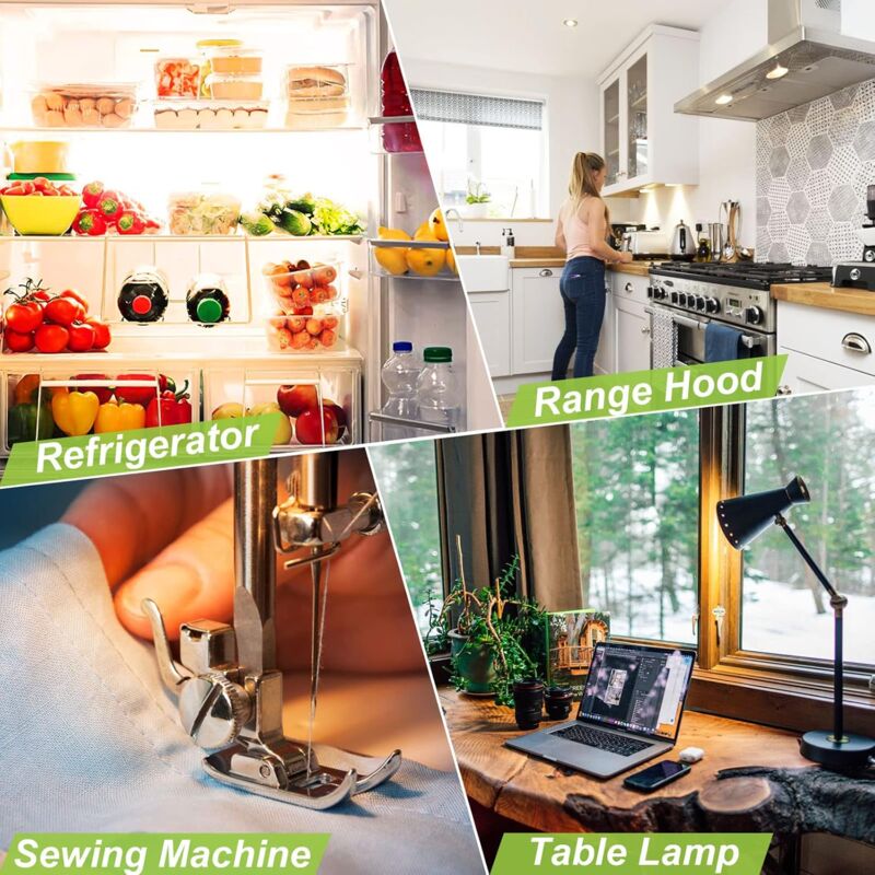 LED Refrigerator Bulb E14, 2W Equivalent To 15W, Warm White 3000K, Fridge Bulb, Salt Lamp, Sewing Machine, - Image 3