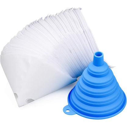 200 pcs Nylon Conical Paint Filter For Car Paint With Silicone Funnel Filter For Filtering Car Lacquers Industrial - Image 4