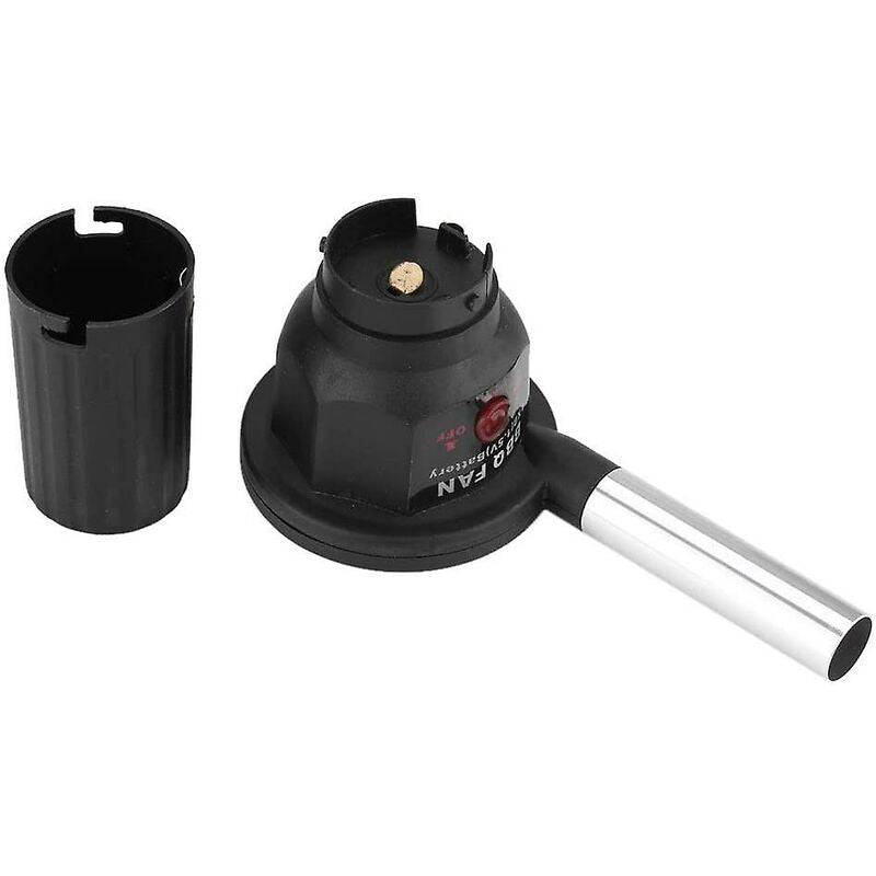 Barbecue Blower - Portable Electric Barbecue Fan For Outdoor Camping Bbq Black - Image 4