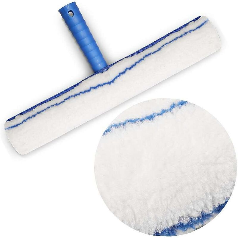 Window Cleaning Kit, Window Squeegee And Microfiber Cloth, Shower Squeegee With Rubber Lip, Window Cleaning Tool, 35Cm - Image 3
