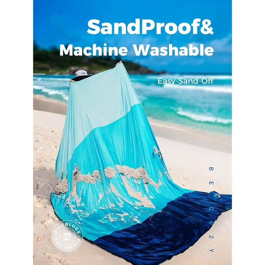Beach Blanket 210 X 200Cm Large Waterproof Sandproof Picnic Blanket For Travel Camping Holidays Etc. - Image 3