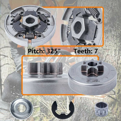 Clutch Drum .325 Clutch Drum Bearing Kit For Stihl Ms261C Ms271C Ms291C Ms240 Ms260 Ms270 Ms280 Chainsaw Replacement - Image 3