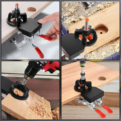 35Mm Hinge Jig, Door Cabinet Hinge Jig, Concealed Hinge Jig, Drill Guide Locator For Cabinets And Wardrobes - Image 3