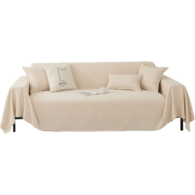 Stretch Sofa Cover Sofa Towel Decoration Universal Four Seasons Woven Sofa Towel Sofa Protector For Home Pets Kids 180