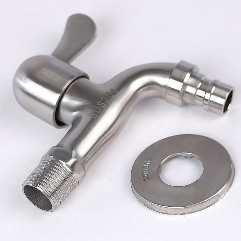 304 Stainless Steel Faucet 1/2' Flow Valve - Image 4