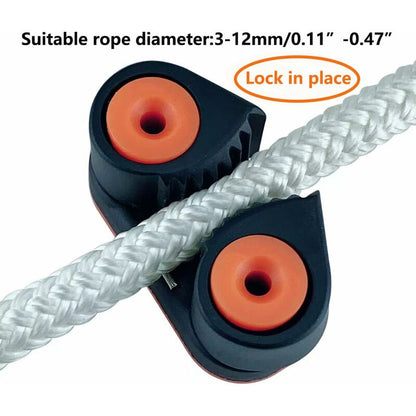 Ball Bearing Cam Cleat Marine Boat Quick Entry ROpe Cam Cleat Wire Fairlead Sailing Sailboat Equipment - Image 4