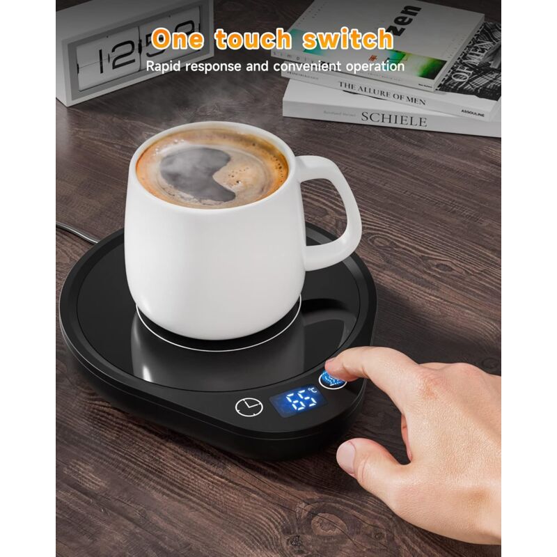 Coffee Mug Warmer With 3 Temperature Settings Electric Beverage Warmer Auto Shut-Off, Coffee, Tea And Milk Warmer For - Image 4