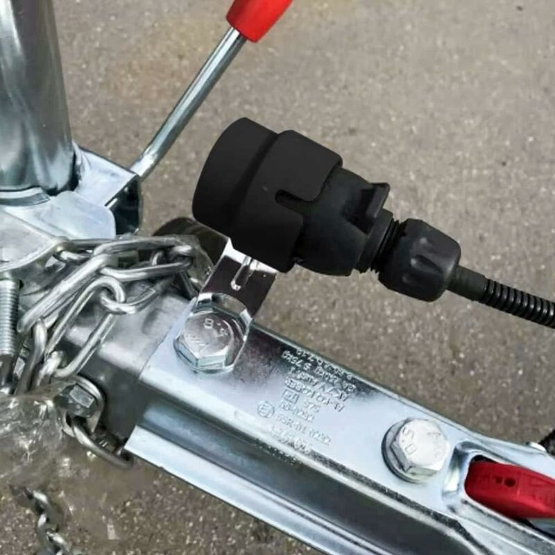 Trailer Plug Holder Trailer Connector Bracket Trailer Plug Adapter 7Pin/13Pin Trailer Plug Holder For Rv Utv Trailer, - Image 2
