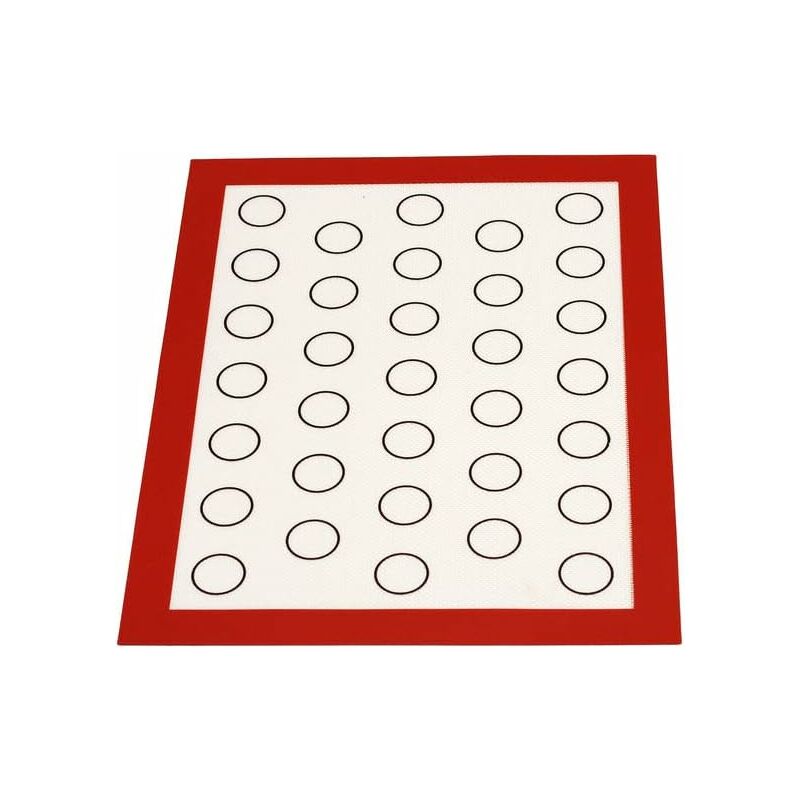 Silicone Baking Mat 3 pcs Set Reusable Non-Stick Baking Sheet Pastry Kneading Dough Oven Mat For Macaron Biscuit Dough, - Image 4