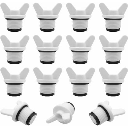 Plumbing Plug-15 pcs 1/2" Male External Thread Pipe Hex Plug,Blanking Plug,For Washing