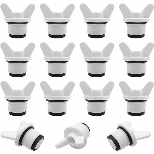 Plumbing Plug-15 pcs 1/2" Male External Thread Pipe Hex Plug,Blanking Plug,For Washing
