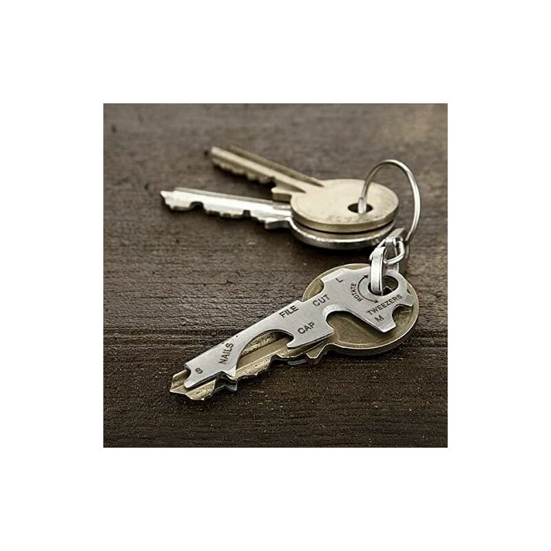 8 In 1 Multifunction Keychain With Bottle Opener, Screwdriver And Other Keytools - Image 3