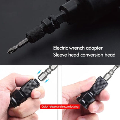2 pcs Socket Adapters 1/2" Square Drive To 1/4" Impact Wrench Adapter Quick Release Converter For Impact Ratchet Wrench - Image 3