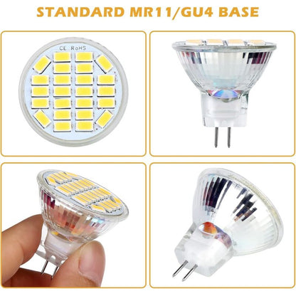 Mr11 Gu4 LED 3W Positive White Light 6500K, Non-Dimmable, Gu4 LED Spot Bulbs, 25-35W Halogen Equivalent, 350Lm, Ac/Dc - Image 2