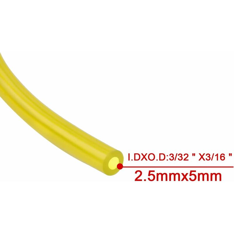 Fuel Line + Fuel Filter For Poulan Craftman Chainsaw 530069216 530069247 0.08" X 0.14" 3/32" X 3/16" - Image 2